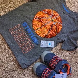 Oshkosh shoes and shirt nwt
